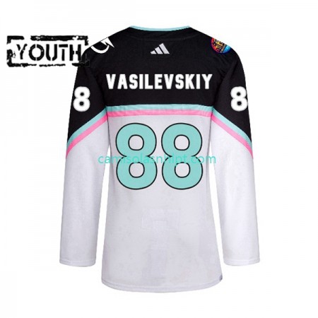 Camiseta Tampa Bay Lightning Andrei Vasilevskiy 88 2023 All-Star Adidas Preto Authentic - Criança